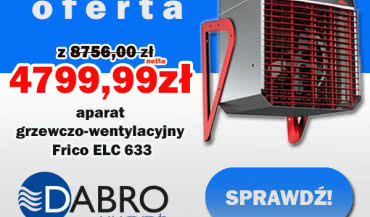 Nagrzewnica Frico Elektra ELC od DABROwent za 4799,99 zł netto! - do 5 grudnia 2014 roku