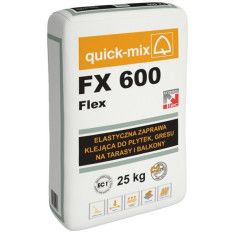 Elastyczne zaprawy cementowe FX 600 Flex
