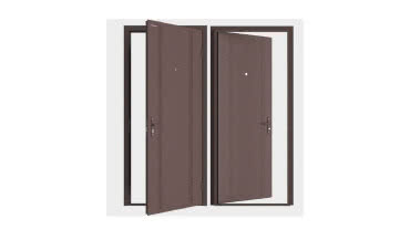 Stalowe drzwi zewnętrzne 101mm od Doorhan 