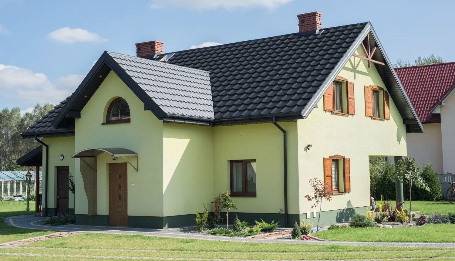 Blachodachówka na dachu Blachodachówka na dachu