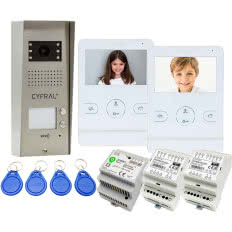 Zestaw domofonowy COSMO Video V2 z monitorem CYFRAL V-4 