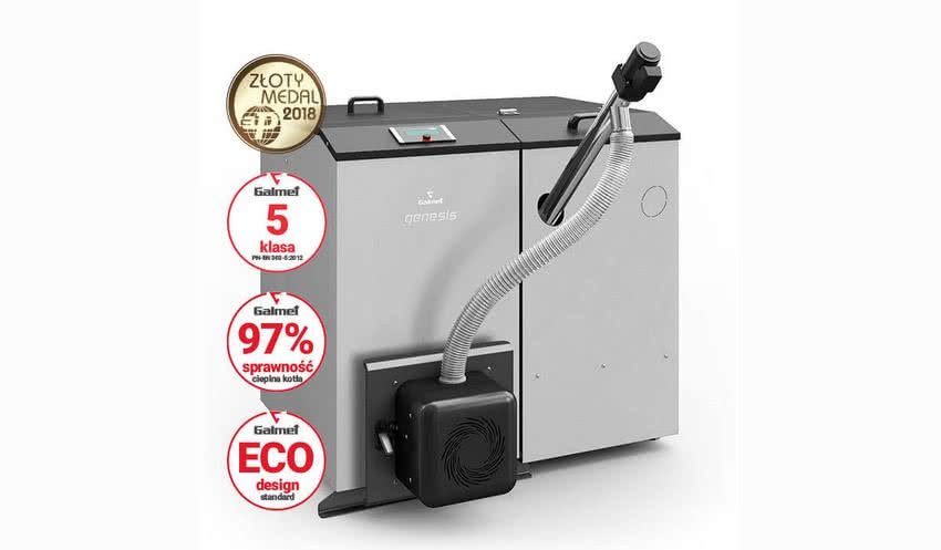Genesis Plus KPP - ekologiczny kocioł z podajnikiem, na pellet - 5 klasa, EcoDesign. fot. Galmet Genesis Plus KPP - ekologiczny kocioł z podajnikiem, na pellet - 5 klasa, EcoDesign. fot. Galmet