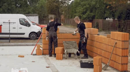 Ściana wznoszona z ceramiki poryzowanej Porotherm, fot. Wienerberger Ściana wznoszona z ceramiki poryzowanej Porotherm, fot. Wienerberger
