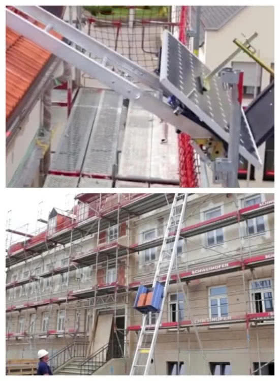Winda dekarska GEDA Zi-Co Lift z napędem linowym Winda dekarska GEDA Zi-Co Lift z napędem linowym